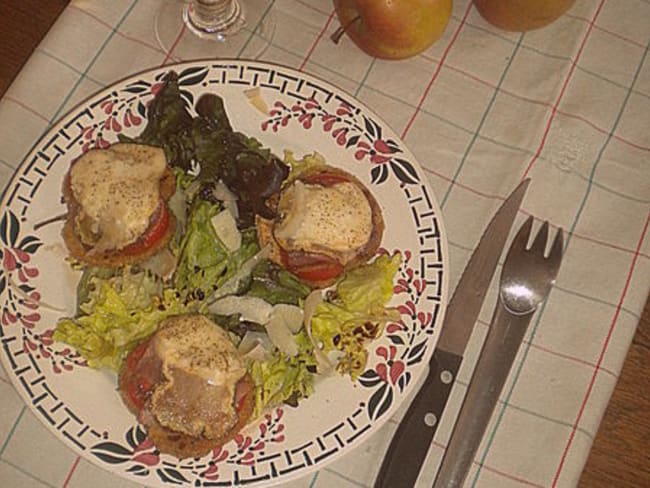 Pommes façon crostinis