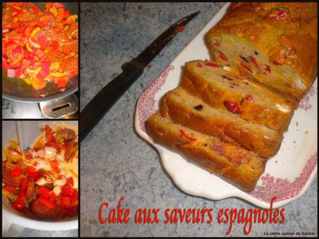 Cake aux saveurs espagnoles