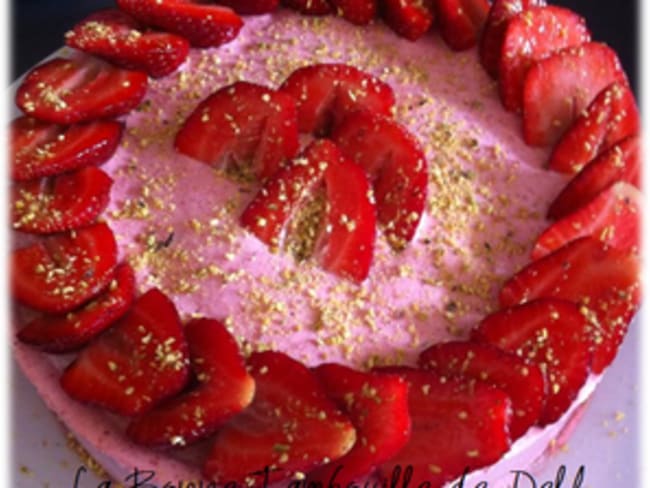 Bavarois à la fraise