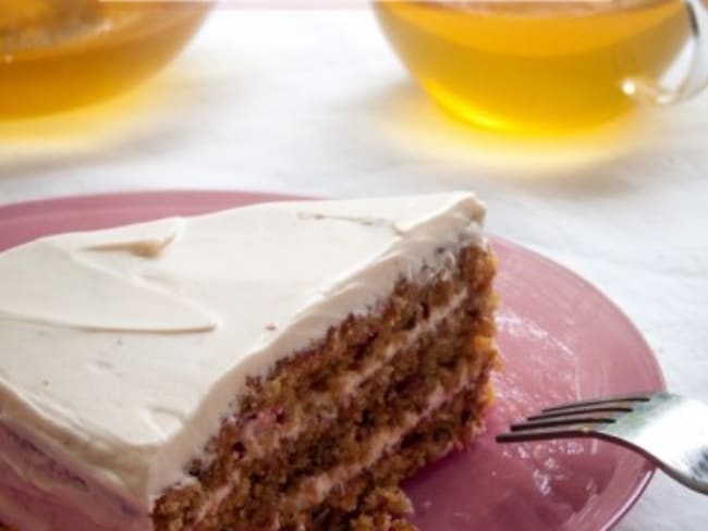 Gâteau à la betterave et noisette