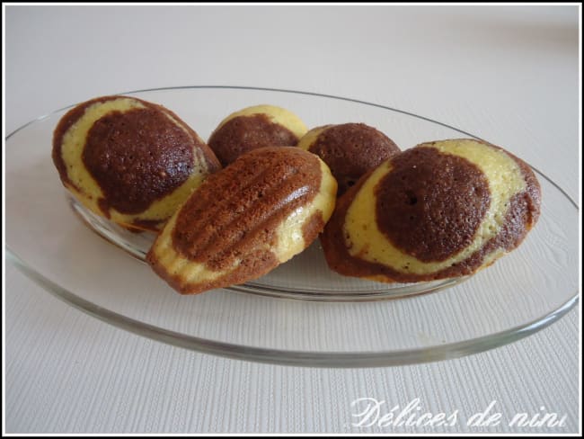 Madeleines zébrés