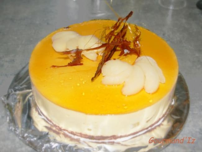 Bavarois poire et caramel