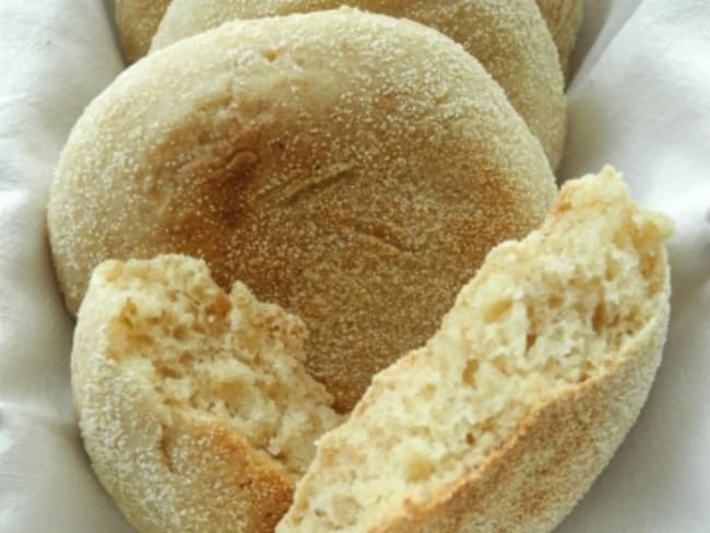 Petits pains marocains au cumin Batbout