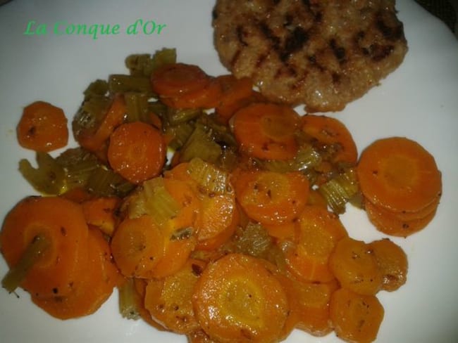 Sauté de carottes au céleri