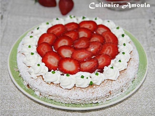 Gâteau aux fraises