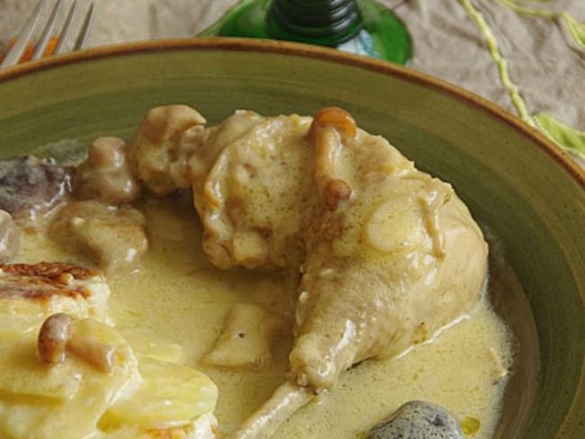 Poulet de Bresse à la crème