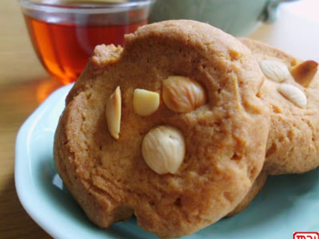 Petit sablé chinois aux amandes d'abricot