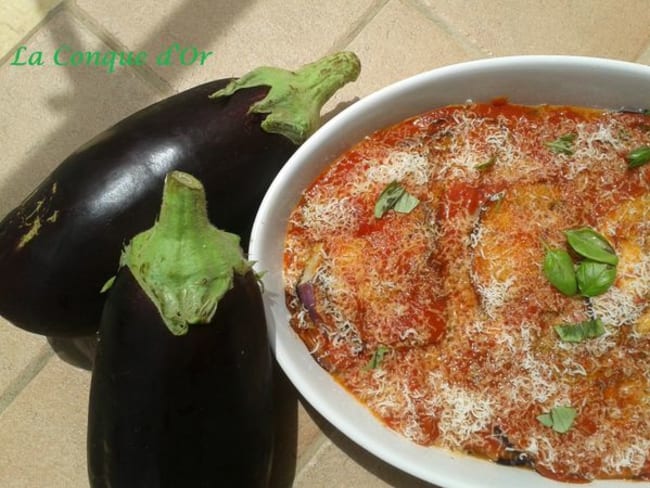 Aubergines à la parmesane