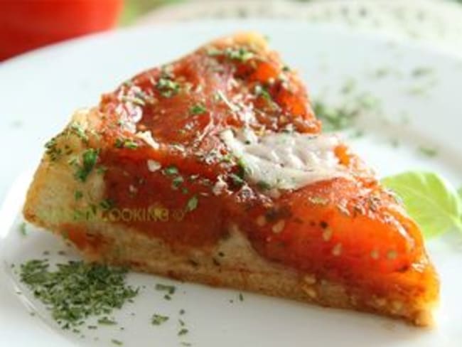 Tarte tatin salée aux tomates