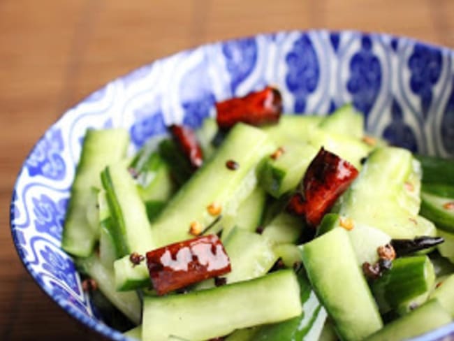 Salade de concombre comme au Sichuan