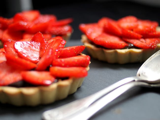 Tartelettes Choc' Fraises