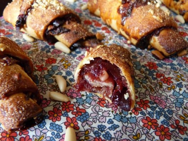 Rugelach aux cerises