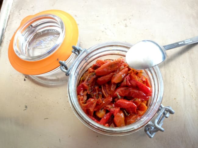 Tomates confites d'après le Chef Alain Ducasse