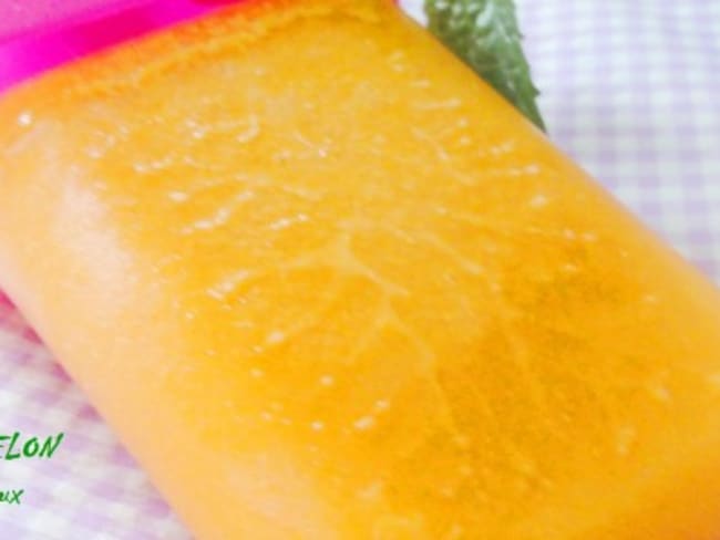 Bâtonnets glacés au melon