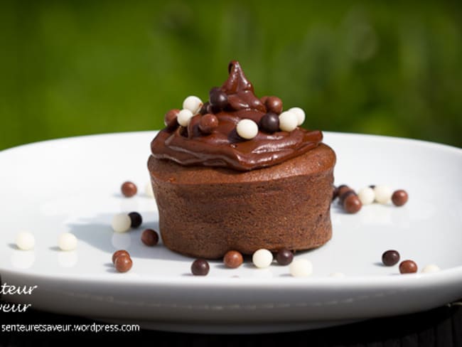 Muffins fondants mascarpone et chocolat