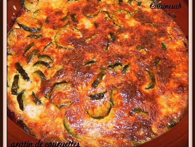 Gratin de courgettes