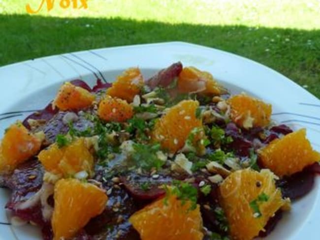 Salade d'Oranges et de Betteraves