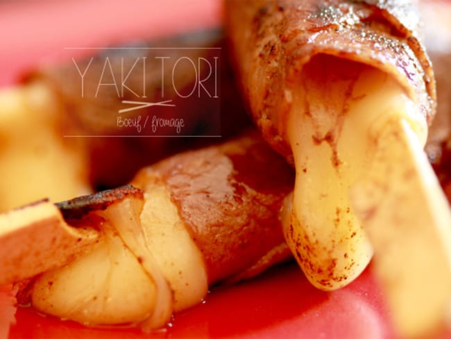 Yakitori boeuf fromage