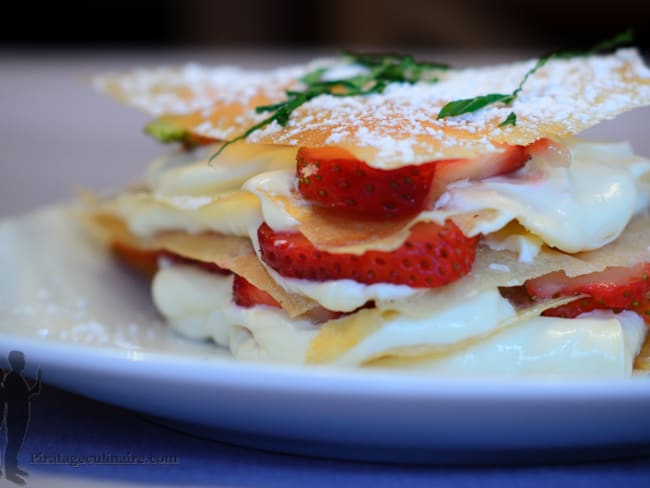 Craquant aux fraises et au mascarpone