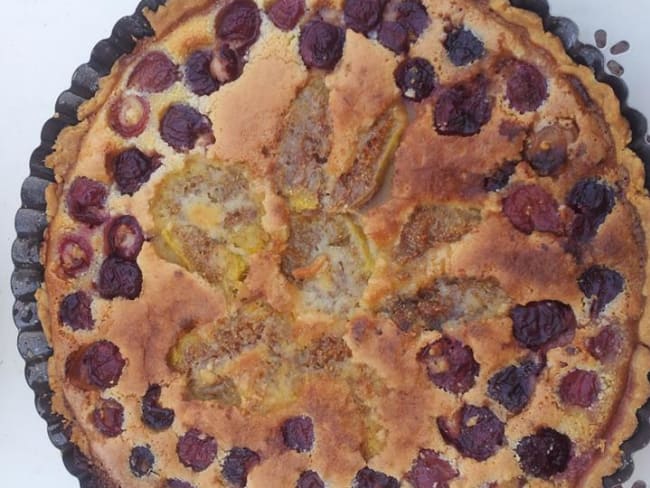 Tarte aux cerises et aux fioroni