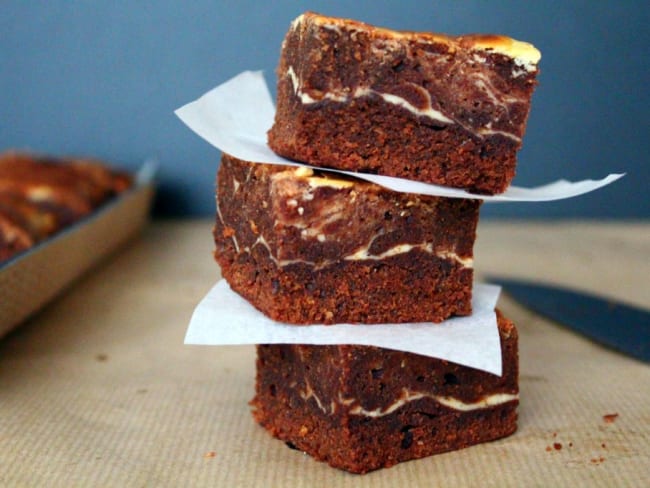 Brownie au cream cheese