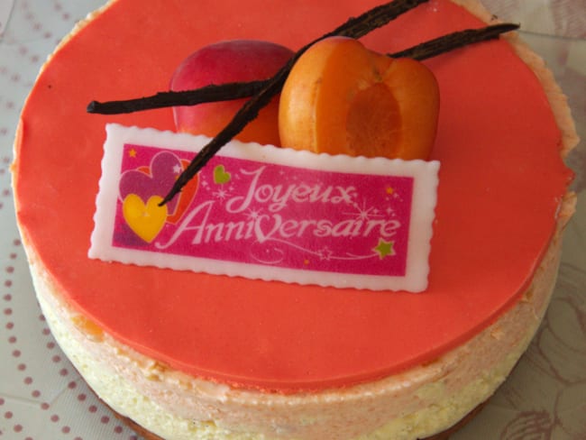 L'abricotier : un entremets à l'abricot, vanille et huile d'olive