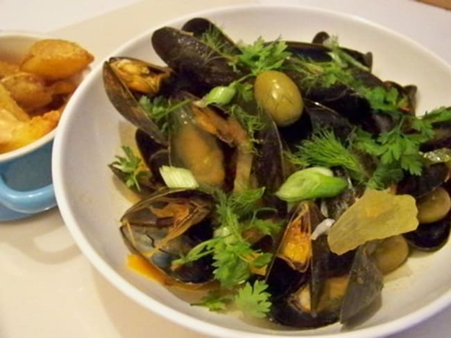 Moules à la marocaine