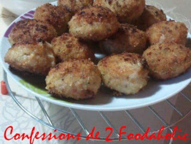 Boulettes de poulet au fromage