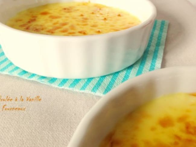 Crème brûlée au bain marie