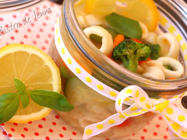 Pot-au-feu de calamars et minis légumes