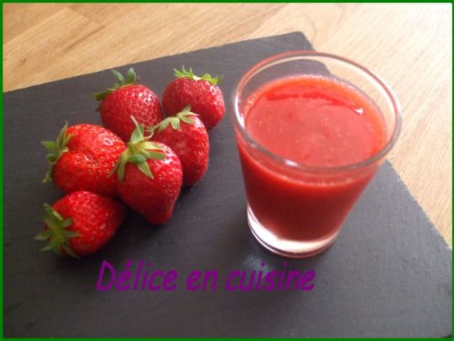 Coulis de fraises