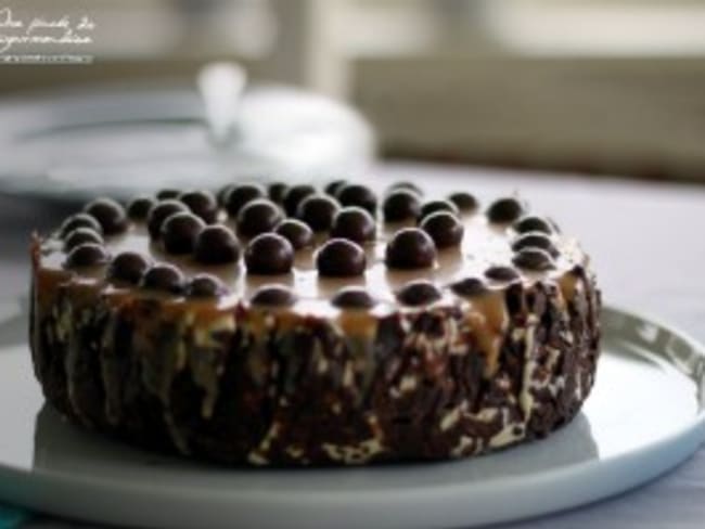 Ice cream cake à la vanille et au caramel beurre salé : très gourmand !