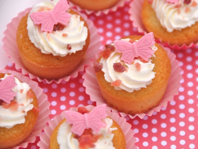 Financiers framboises et liqueur Grand-marnier