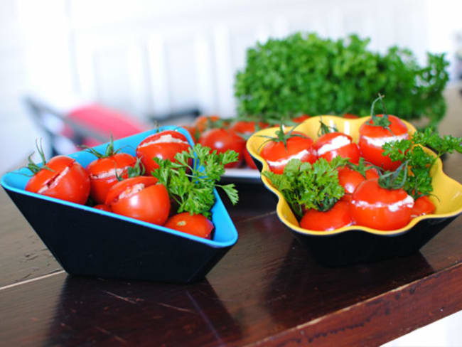 Tomates farcies pour l’apéritif