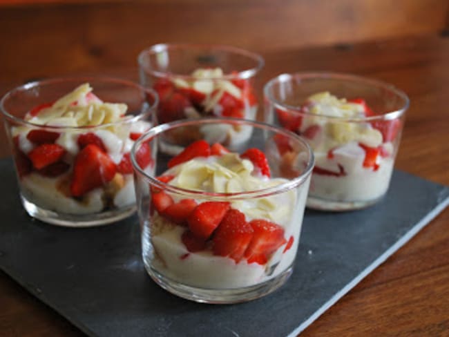 Triffle aux fraises