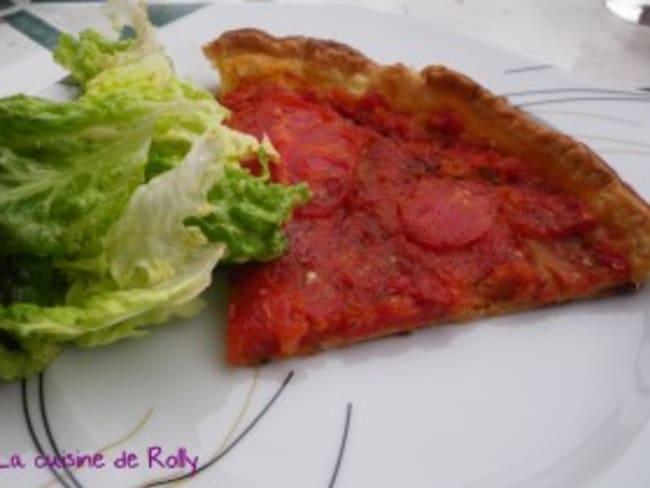 Tarte fine tomate basilic de Julie Andrieu