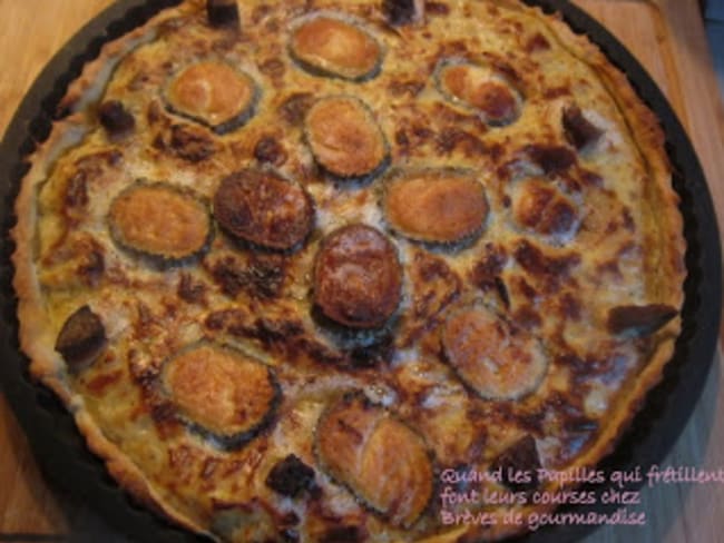 TARTE OIGNONS-CHEVRE