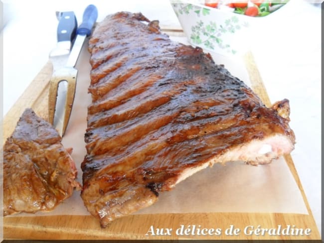 Ribs de porc caramélisés