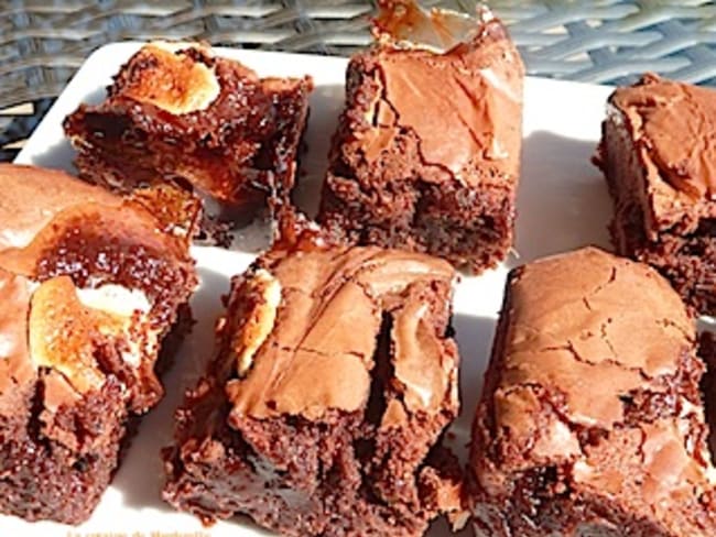 Brownies complètement régressif aux chamallows