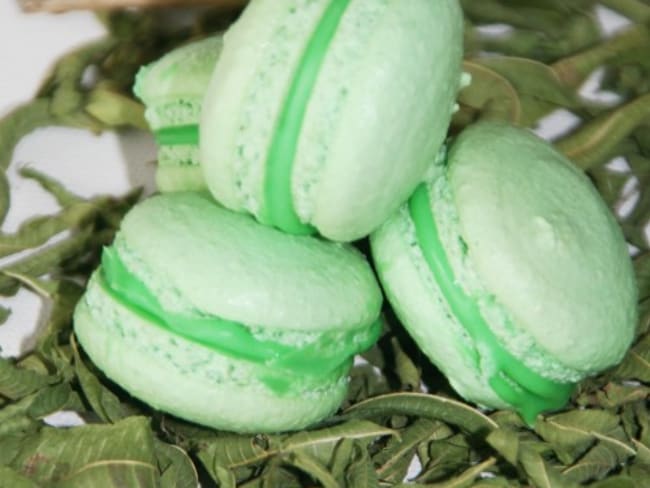 Macarons à la verveine