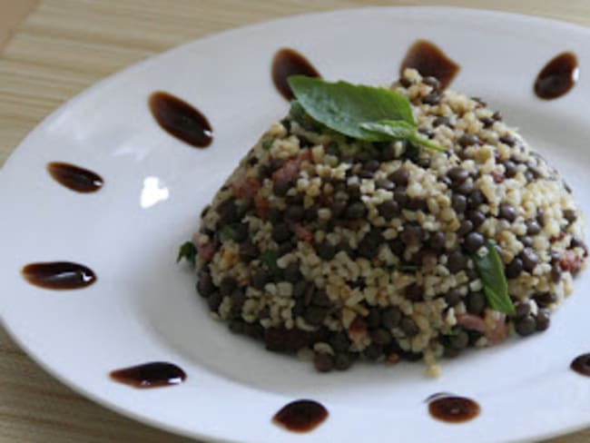 Salade Lentilles Boulgour