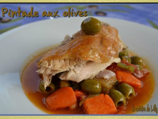 Pintade aux olives