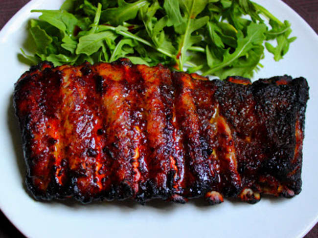 Ribs au Miel Gingembre et Sauce de Soja