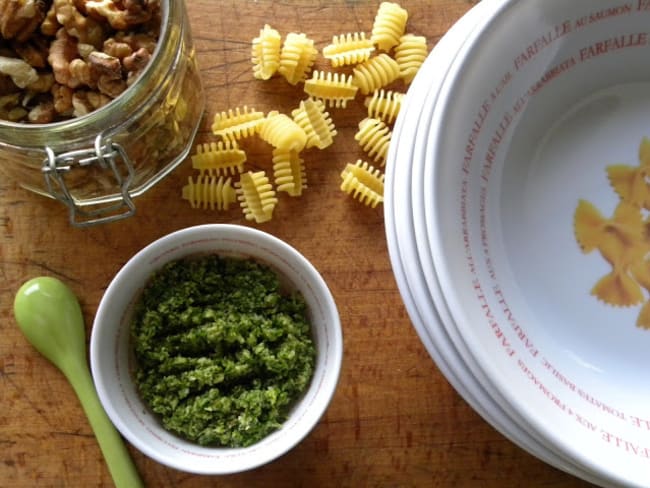 Pesto de roquette aux noix