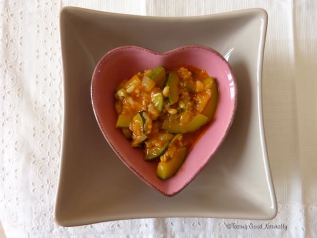 Courgettes au paprika fumé et marmelade d’orange