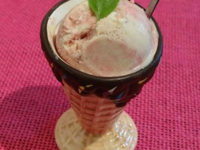 GLACE BANANE FRAMBOISE