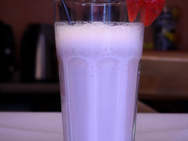 Milkshake à la fraise