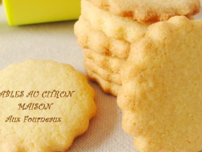 Sablés maison au citron