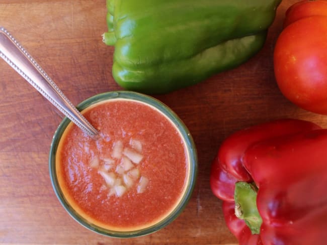 Le vrai gazpacho comme en Espagne