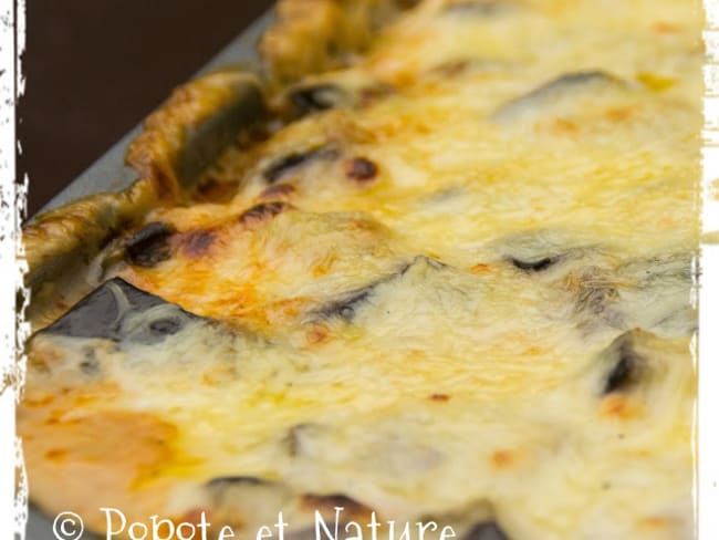 Lasagnes d'aubergines en tranches